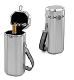 Reflex 1 Bottle Insulated, Aluminum Wine Case w/ Corkscrew   Platinum