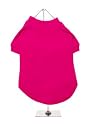 Fuschia Classic Dog T-Shirt (Large)