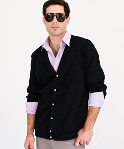 American Apparel Unisex Baby Rib Cardigan