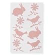 Pink Felt Appliqu&eacute; Stickers