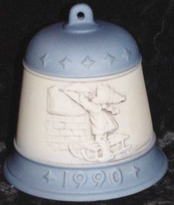 M.J. Hummel 1990 “Letter To Santa Claus” Goebel Bell Collectible Ornament – Vintage Christmas