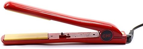 CHI Pink Dazzle Limited Edition Flat Iron Ceramic Tourmaline Ionic Hair Straightener + Free Travel Pouch Plates Size: 1 Inch