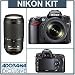 Nikon D90 Digital SLR Two Lens Kit with AF-S DX NIKKOR 18-105mm f/3.5-5.6G ED VR Lens & Nikon 70-300mm f/4.5 - 5.6G ED-IF AF-S VR Lens - Warranty