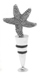 Tropical Ocean Starfish Wine Metal Bottle Topper
