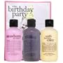 the birthday party | shower gel set | philosophy 3 pc.