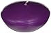 Zest Candle 12-Piece Floating Candles, 3-Inch, Purple