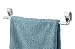 Better Living Products Griipa Suction Mount Towel Bar For Shower Doors, Stainless Steel, 18-inch
