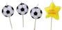 Biedermann & Sons Set of 4 Sports Theme Birthday Candles, 12 Packages, Soccer