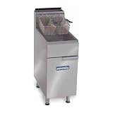 31UkzjKFAOL. SL160  Imperial IFS 50 Fryer, 50 Lb. Oil Capacity, Gas, 140,000 BTU, Stainless Steel Pot, Front and Sides, Elite Series