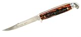 Queen Cutlery Trout Knife with Aged Honey Amber Stag Bone Handle