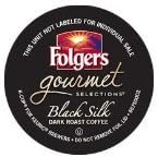 96 K Cups of Folgers Black Silk Blend Coffee