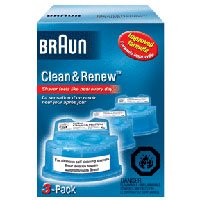 Childrens Toyshop  Health & Personal Care : Braun CCR3 Syncro Shaver System Clean & Charge Refills - 3 Refills