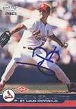 Justin Brunette, St. Louis Cardinals Autographed Card