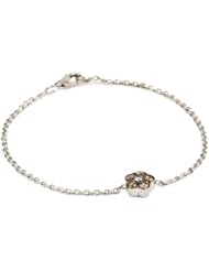 Sethi Couture "Tuilerie" Brown Diamonds Flower Bracelet