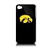 NCAA Iowa Hawkeyes Varsity Jacket Hardshell Case for Apple iPhone 4, Black