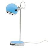 Lampe   Mini Retro  Tischleuchte Metall light blau