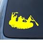 RAFTING - Whitewater Sport - Car, Truck, Notebook, Vinyl Decal Sticker #1203 | Vinyl Color: Yellow
