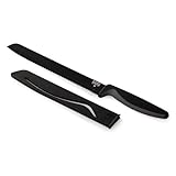 Kuhn Rikon Nonstick Colori Bread Knife Colori, Black