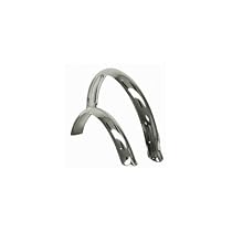 Pyramid Pro Chrome Cruiser Bicycle Fenders, 26"