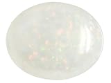 11X9MM OVAL LIGHT GREY AUSTRALIAN SEMI-BLACK OPAL FROM COOBER PEDY MINE