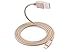 [Apple MFi Certified] ZiKON 3ft/ 1m Nylon Braided 8 Pin Lightning Cable USB Charging Cord with Aluminum Connector for iPhone 6/6s/6 plus/6s plus, 5c/5s/5, iPad Air/Mini, iPod Nano/Touch (Gold)