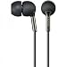 Sony Mdr-Ex55/Blk Ex Earbuds Headphones with Silicon Housing (Black)