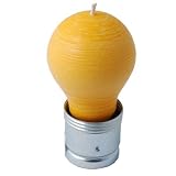 Klaner yellow bulb candle
