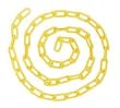 Tough Guy 2LEB3 Safety Chain Barrier, 20 Ft