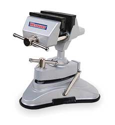 Westward 3FDH8 Vacuum Base Vise, 2 3/4 In