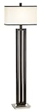 Linbrook Espresso Chrome Floor Lamp
