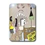 Rich Diesslins Funny General Cartoons - Halloween - Zombie Survivor Game Shows - Light Switch Covers - single toggle switch