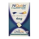 NiQuitin Mint Gum 4mg (12 Pieces)