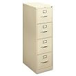 HONH414PL - 4-Drawer Letter File, Vertical, 15x22x48-3/4, Putty