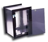 Hale Medium Wall Mount - Flap size 8 1/2 x 12 1/2 - Satin - Double Flap