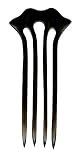 Baerreis Hand Crafted Hair Stick Nautilus Choose Your Length And Wood Species 4FP Gabon Ebony