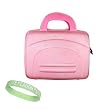 Acer Aspire One 10" Pink EVA Hard Shell Cube Carrying Case + Live*Laugh*Love Wrist Band!!!
