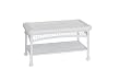 White Wicker Patio Furniture Coffee Table