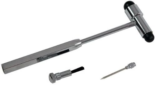 Reflex Hammer Mod BUCK with metal head (needle & brush) by FEIHOFF sarl