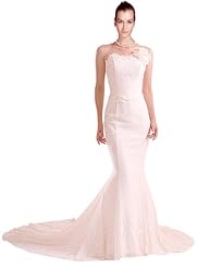 Satin/Tulle Lace-Up Mermaid Wedding Dress 