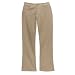 Girls' Uniform Stretch Flat-Front Pants - Khaki