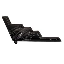Black X-Planes Air Force B-2 Stealth Bomber Die Cast Jet Plane Toy with Pull Back Action
