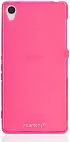Sony Xperia Z3 Case - Fosmon [DURA FROST] Smooth Durable & Flexible SLIM-Fit Cover for Sony Xperia Z3 (Hot Pink)