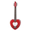 Daisy Rock Debutante Heartbreaker Short Scale Electric Guitar, Red Hot Red