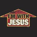 I'm With Jesus Adult T-Shirt
