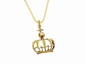 Archangel Crown Charm on Ball Chain by Virgins, Saints & Angels