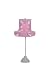 Medium Pink Check Hat Lamp With Shade