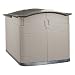 Rubbermaid Slide-Lid Storage Shed 3752, Grey Roof, 92-cubic ft