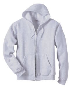Hanes 7.8 oz Mens COMFORTBLEND EcoSmart Full-Zip Fleece Hood