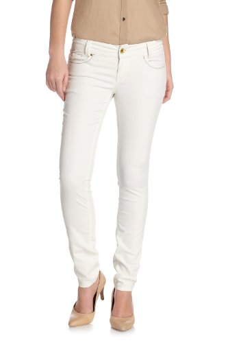 ESPRIT DE CORP Damen Jeans Normaler Bund, C1C706, Gr. 26/32 (L&auml;nge 32 Inch), Wei&szlig; (899 cre Preisvergleich