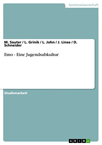 Emo - Eine Jugendsubkultur (German Edition)